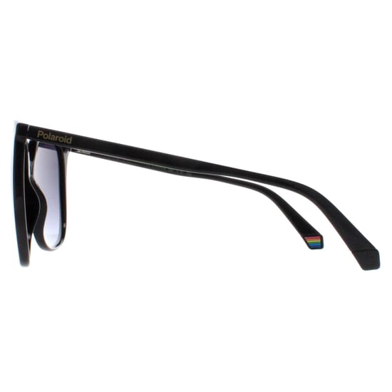 Polaroid Square Womens Black Grey Gradient Polarized PLD 6218/S