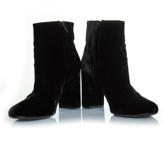 schwarze Samt-Stiefeletten - Image 3