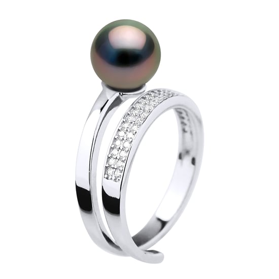 Ringschmuck - Echte Tahiti-Zuchtperle, rund 8-9 mm - Image 1