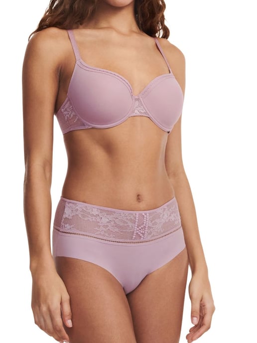 Olivia Covering T-Shirt Bra Purple