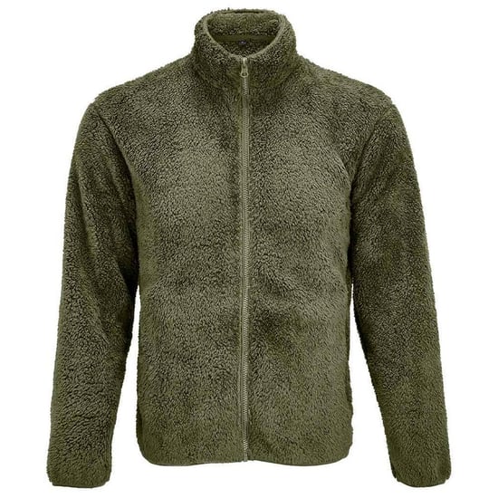 SOLS Unisex Erwachsene Finch Fluffy Jacket (Armee) - Image 1