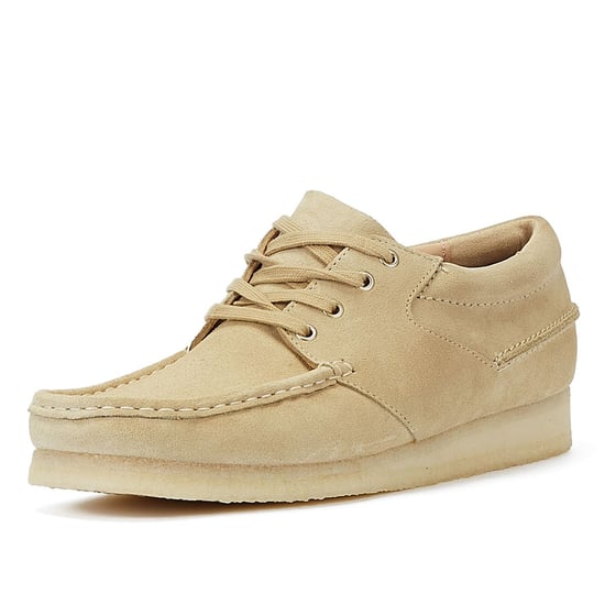 Clarks Originals Wallabee Boot Wildleder Herren Ahorn Schnürschuhe - Image 3