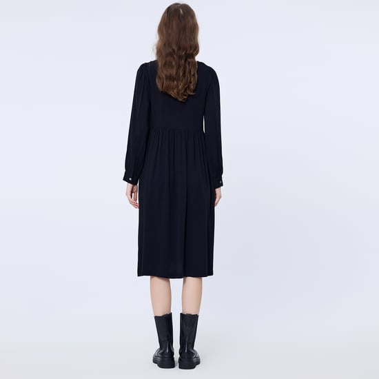 Lockeres Hemd-Kleid im Retro-Stil - Image 4