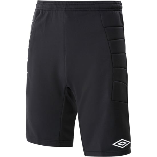 Umbro gepolsterte Torwartshorts für Herren (Schwarz) - Image 1