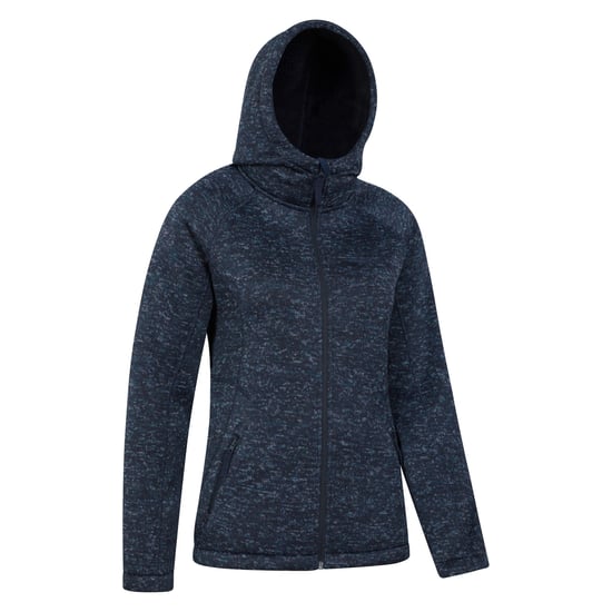 Mountain Warehouse - "Nevis" Hoodie mit durchgehendem Reißverschluss für Damen (Marineblau) - Image 3
