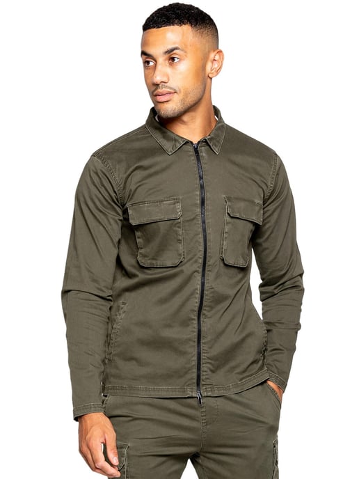 Enzo | Herren Cargo Überhemd Jacke - Image 2