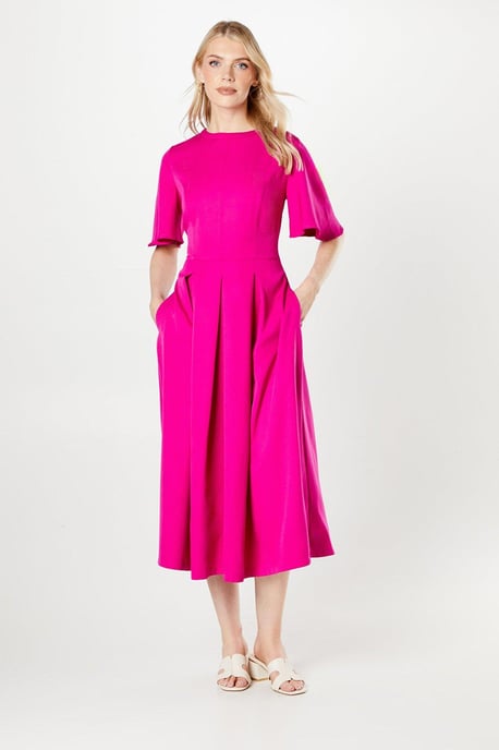 Seam Detail Midi Dress