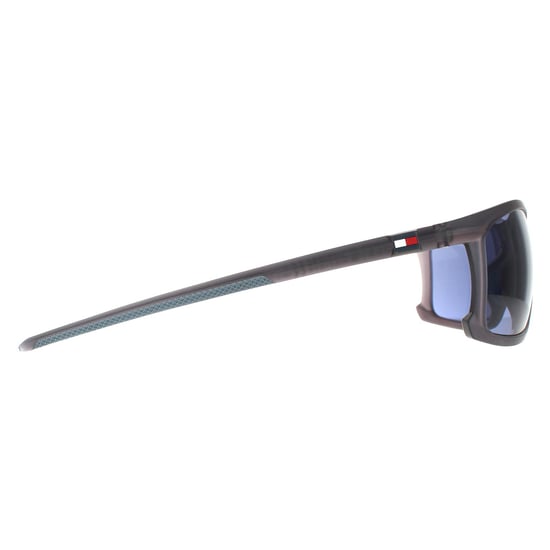 Tommy Hilfiger Rectangle Mens Matte Grey Blue TH 1915/S