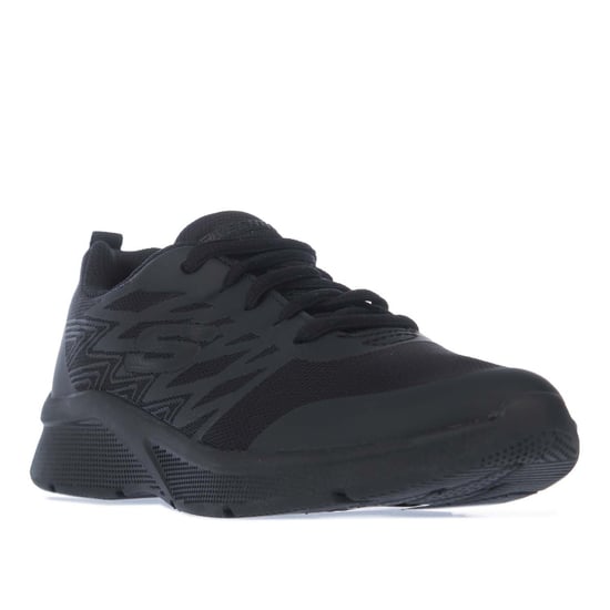 Skechers Kinder Quick Sprint Turnschuhe für Jungen in Schwarz - Image 2