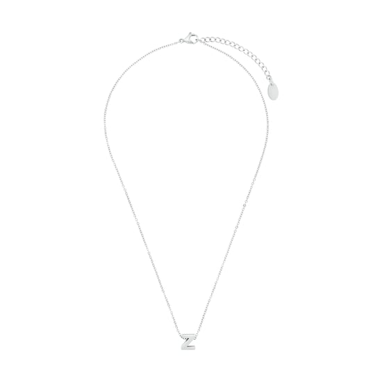 Amor chain with pendant Unisex necklace by amor, letter Z, Letter, stainless steel yellow gold plated