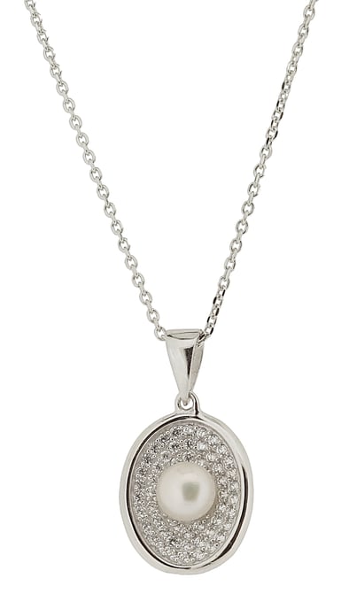 Orphelia Damen-Kette aus 925er Sterlingsilber mit Anhänger – Silber ZH-4605 - Image 2
