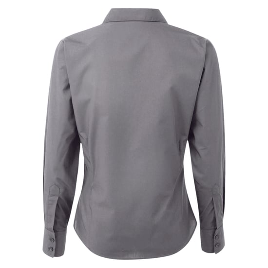 Premier - Bluse für Damen Langärmlig (Dunkelgrau) - Image 2