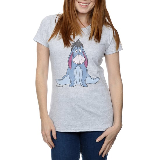 Disney Womens/Ladies Winnie The Pooh Classic Eeyore Cotton T-Shirt (Heather Grey)