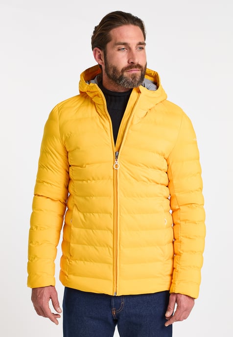 Dreimaster Wattierte Steppjacke Herren Gelb - Image 2