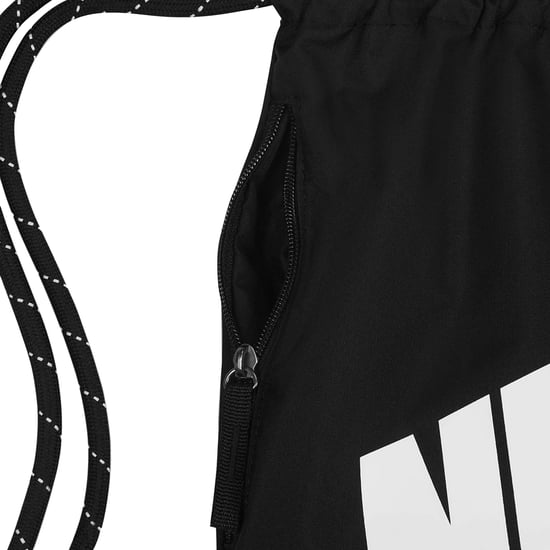 Nike Heritage Kordelzugtasche (Schwarz) - Image 5