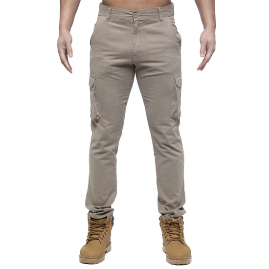 Enzo | Herren Cargo-Hose - Beige - Image 2