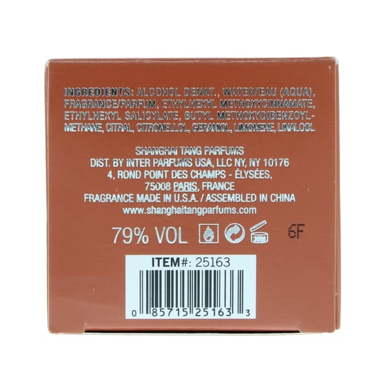 Shanghai Tang Mandarin Tea Eau de Toilette 100ml Spray For Him