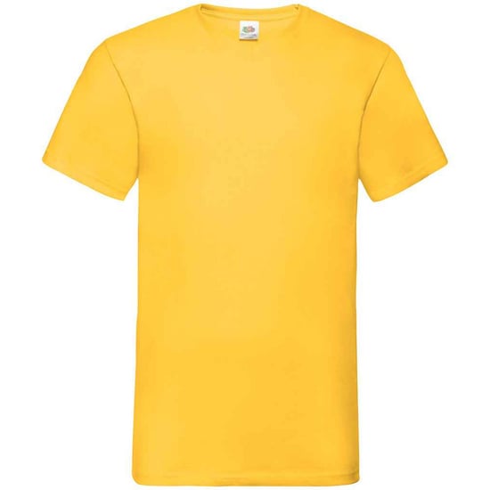 Fruit of the Loom - "Value" T-Shirt V-Ausschnitt für Herren (Sonnenblume) - Image 1