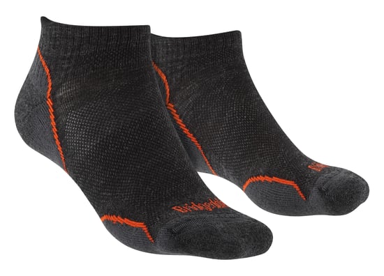 Bridgedale - Herren Wandern Merino Low Socken - Anthrazit / Orange - Image 1