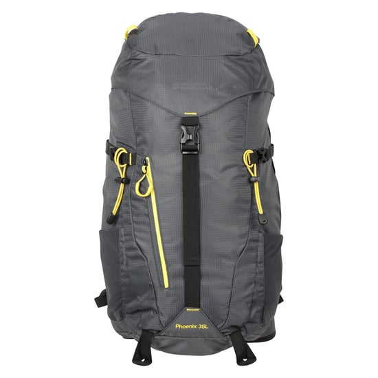 Mountain Warehouse Phoenix 35L Backpack (Grey/Yellow)