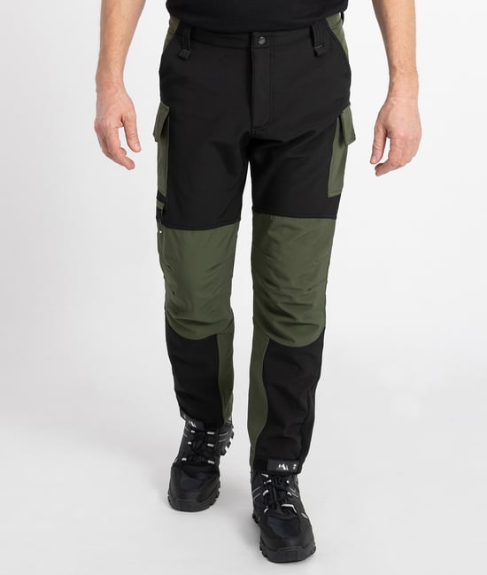 Rock Creek Softshellhose Dunkelgrün