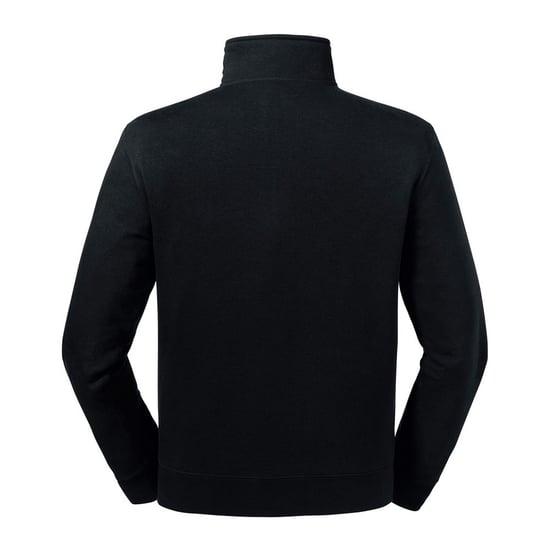 Russell Herren Authentic Zip Neck Sweatshirt (Schwarz) - Image 2