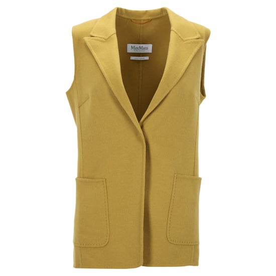 Max Mara Wende-Weste aus gelber Wolle - Image 1