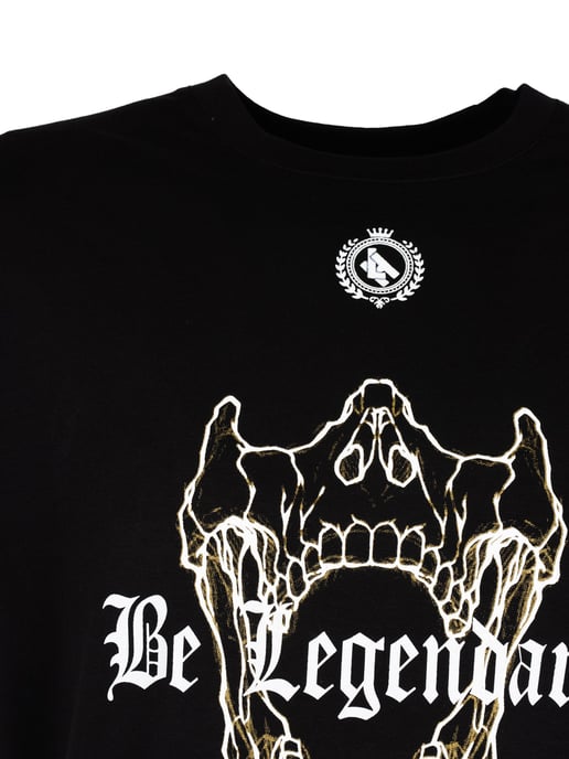 Les Hommes T-Shirt Be Legendary Men's Black