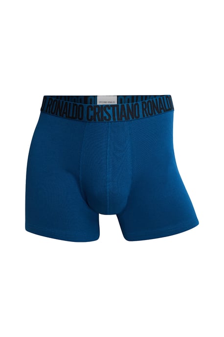 Bio-Baumwolle 3er-Pack Blau Herrenboxershorts - Image 3