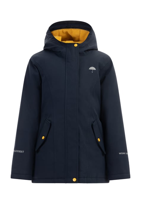 Schmuddelwedda Winterjacke Mädels Marine - Image 1