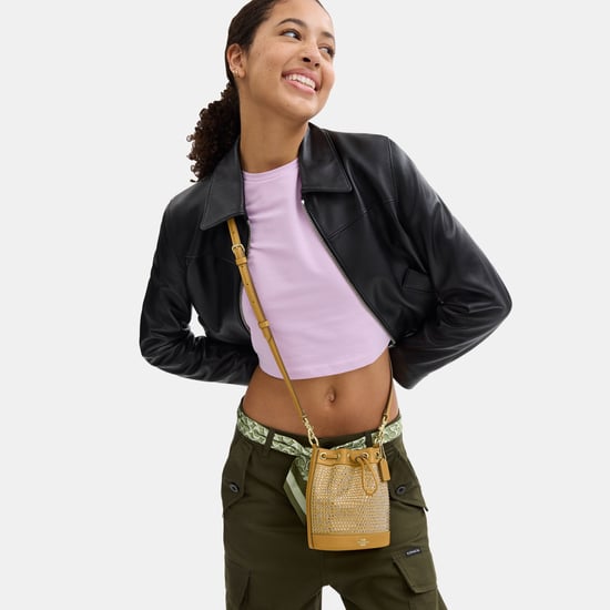 Mini Bucket Bag in Crystal