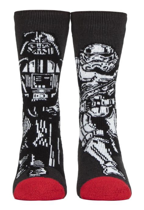 Kinder Star Wars Socken | Wärmehalter Lite | Winter-Neuheit Socken für Jungen - Darth & Stormtrooper - Image 1