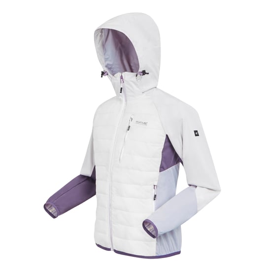 Regatta Womens/Ladies Andreson Pro Hybrid Jacket (White/Sunset Purple)