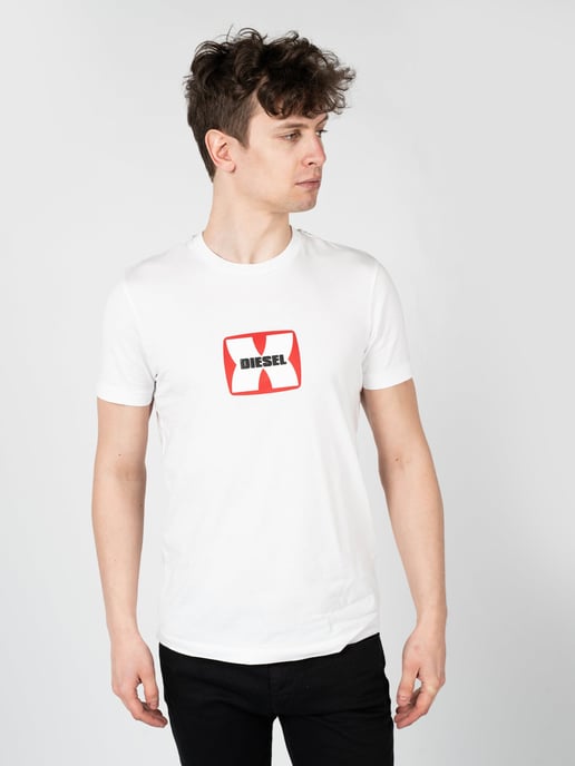 Diesel T-Shirt T-Diegor Herren weiß - Image 3