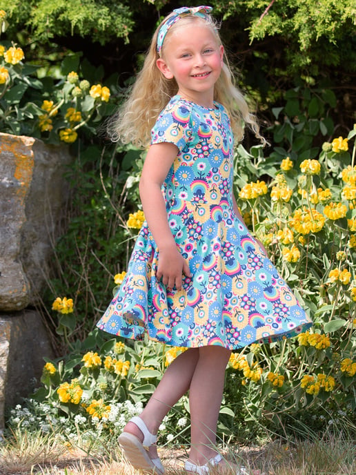 Kite Clothing Patchwork Planet Skater Dress