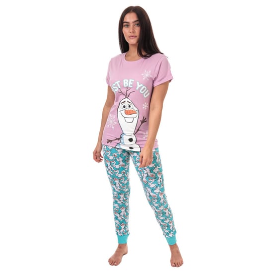 Women's Disney Frozen Pyjamas Purple 8-10in Purple