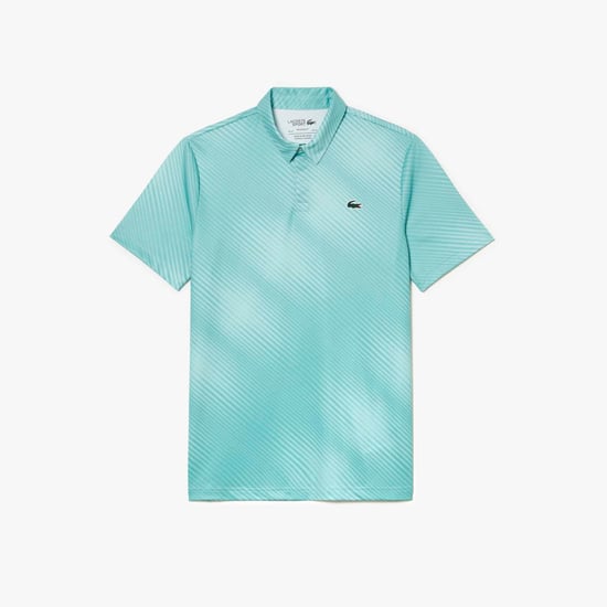 Men's Lacoste Regular Fit UV Protect Golf Polo Shirt in Green