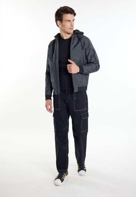 Mo Bomberjacke Herren Holzkohle - Image 2