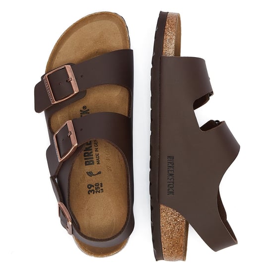 Birkenstock Milano Birko Flor Braun Schmal Sandalen - Image 6