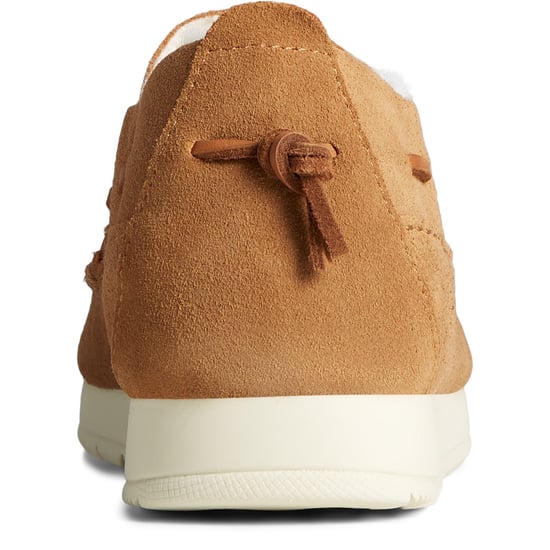 Sperry Moc-Sider Female Slip On Ladies Shoes TAN