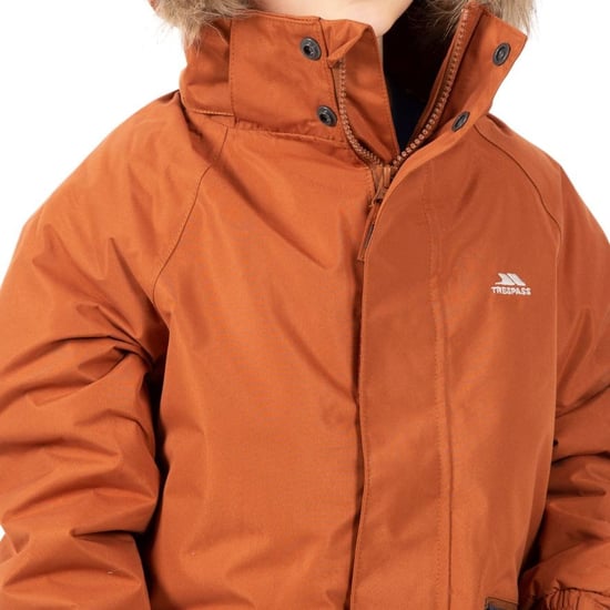 Trespass Childrens/Kids Upbeat Parka (Rust)