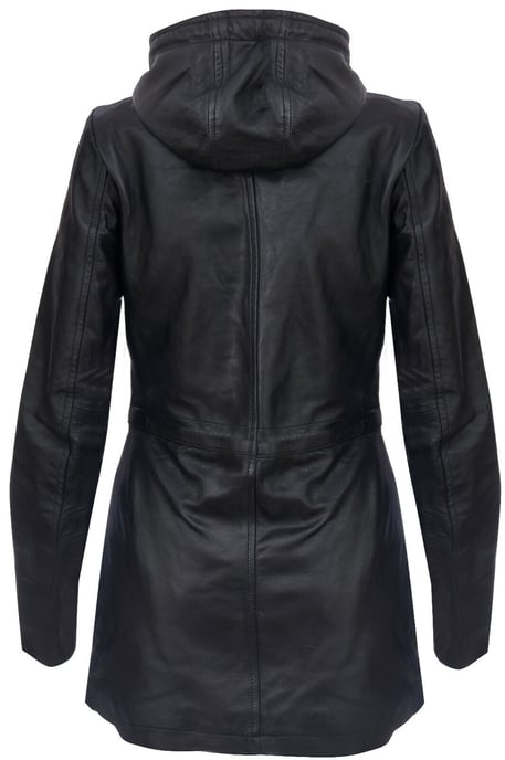 Womens Mid Length Hooded Parka Jacket-Oakengates