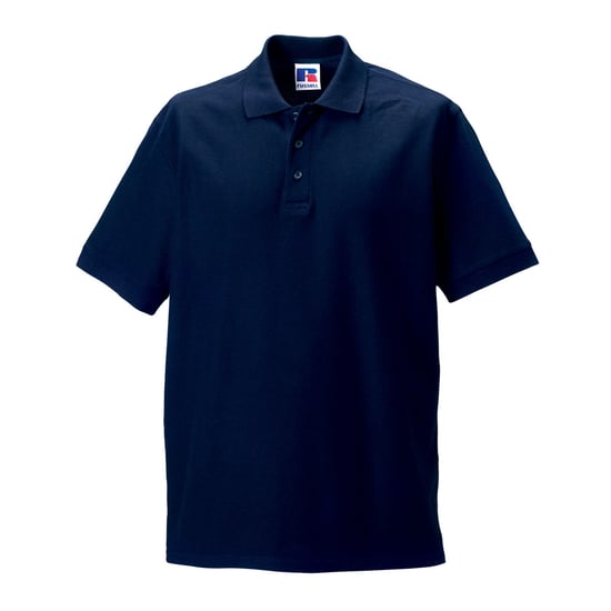 Russell Herren Ultimate Classic Baumwoll-Polohemd (Französisch Marine) - Image 1