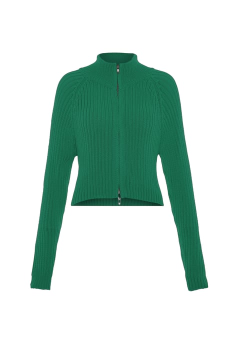 Mymo Strickjacke Damen grün - Image 1