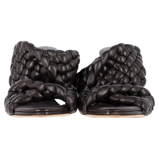 Bottega Veneta Intrecciato Riemensandalen aus braunem Leder - Image 2