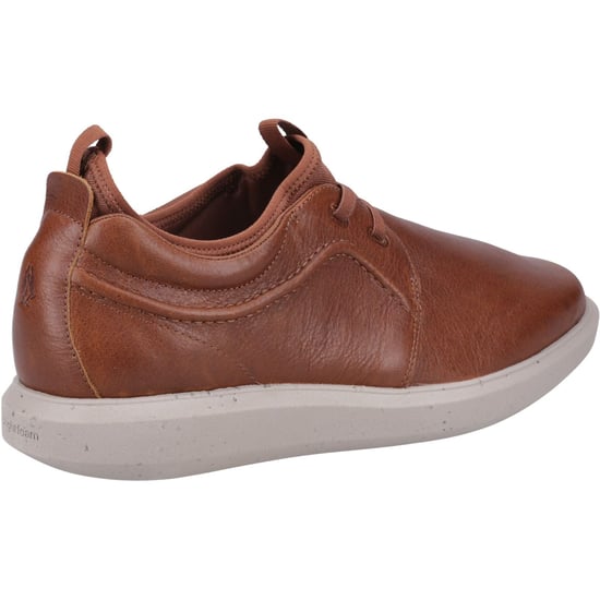 Hush Puppies Niles Leder Herren Schnürschuhe Cognac - Image 2