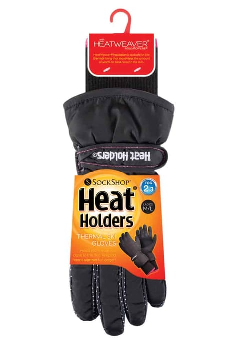 Extra gepolsterte, wasserdichte, isolierte, thermische Winter-Skihandschuhe für Damen - Image 2