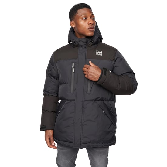 Crosshatch - "Squadage" Jacke Verkleidet für Herren (Schwarz) - Image 1