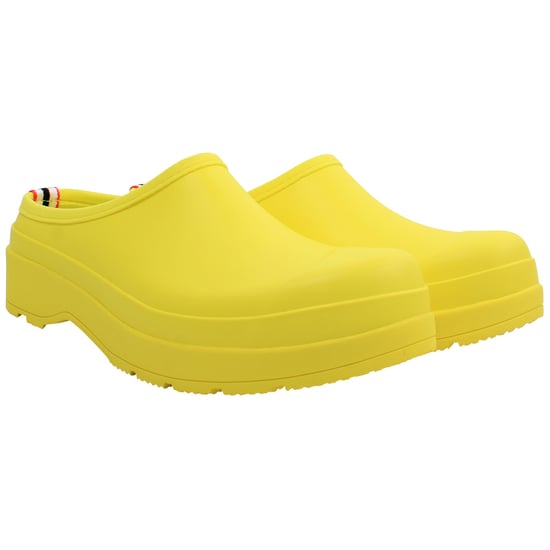 Hunter Original Play Mens Yellow Clogs