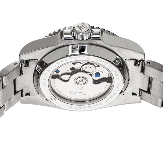 Heritor Automatic Luciano Bracelet Watch w/Date - Navy